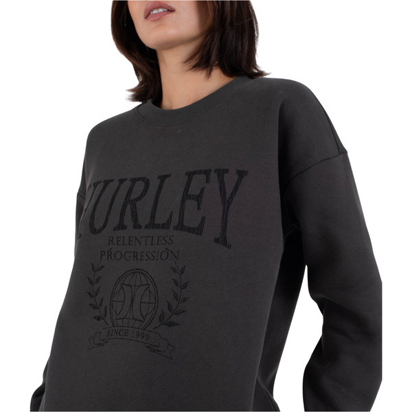 2025 Hurley Womens Stadium Crew WFTEU00018 - Dark Shadow